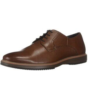 Geox Men's Tyren Tumbled Leather Derby Shoe Oxford